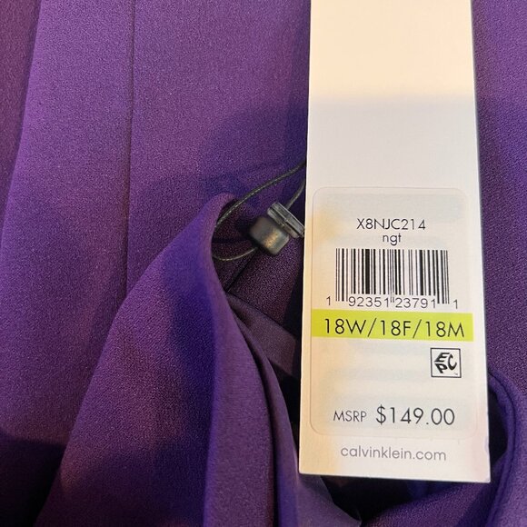 NWT Calvin Klein Zip Front Jacket (Plus Size) 18W - Picture 4 of 4